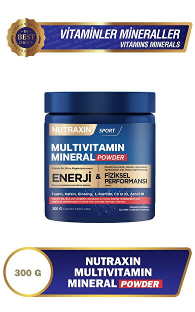 Nutraxin Multivitamin Mineral Powder 300 gr