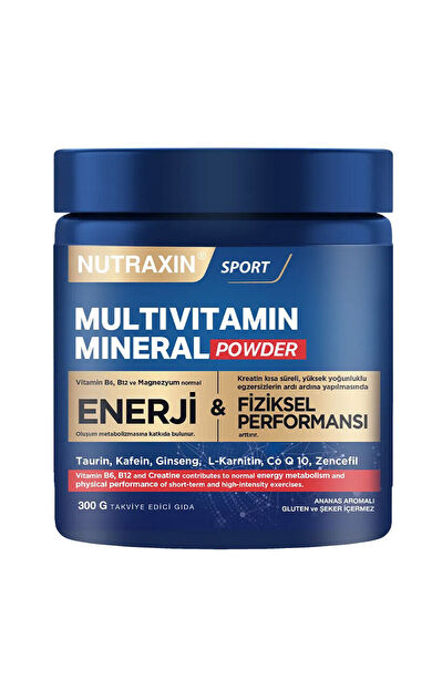Nutraxin Multivitamin Mineral Powder 300 Gr