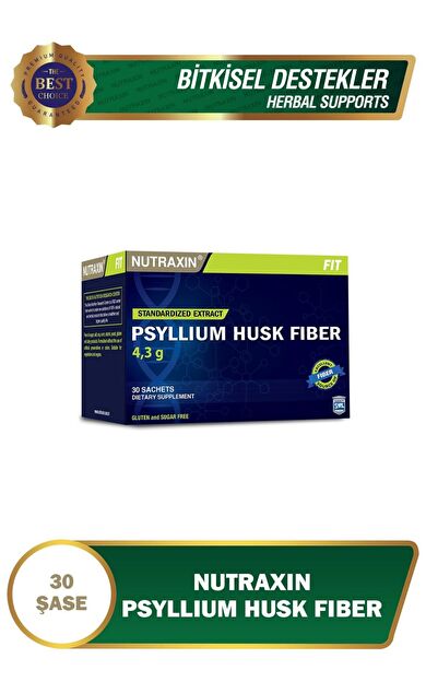 Nutraxin Psyllium Husk Fiber 4 g x 30 Saşe