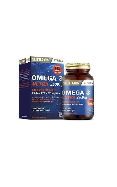 Nutraxin Ultra Omega 3 Balık Yağı 2500 mg 30 SoftGel