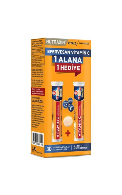 Nutraxin Vitamin C Efervesan 30 (15+15) Tablet