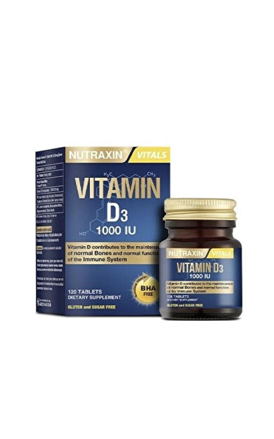 Nutraxin Vitamin D3 120 Tablet