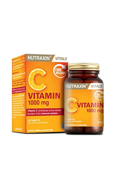 Nutraxin C Vitamini 1000 Mg Zaman Salınımlı 30 Tablet-SKT:02/2029
