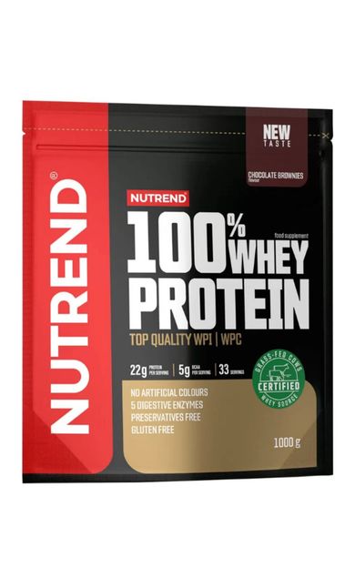 Nutrend Whey Protein Tozu 1000 gr Çikolata Browni Aromalı
