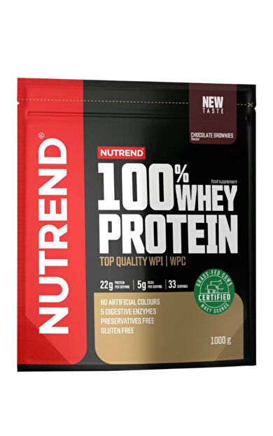 Nutrend Whey Protein Tozu 1000 Gr Çikolata Browni Aromalı