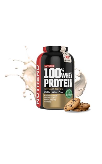 Nutrend Whey Protein Tozu-Cookies &amp; Cream 2250 Gr 75 Servis