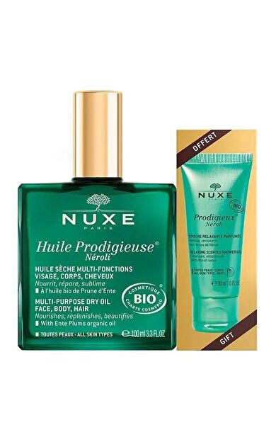 Nuxe Huile Prodigieuse Neroli SET Shower Gel 30 ml HEDİYE