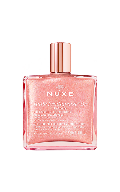 Nuxe Huile Prodigieuse OR Pembe Parıltılı Çiçeksi Çok Amaçlı Kuru Yağ 50 ml