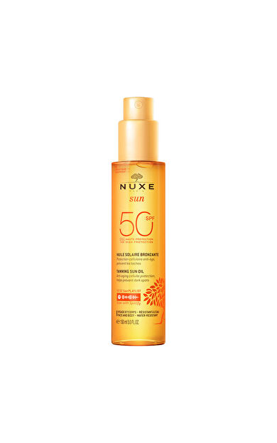Nuxe Sun Huile Solaire Bronzlaştırıcı Yüz ve Vücut Yağı SPF50 150 ml