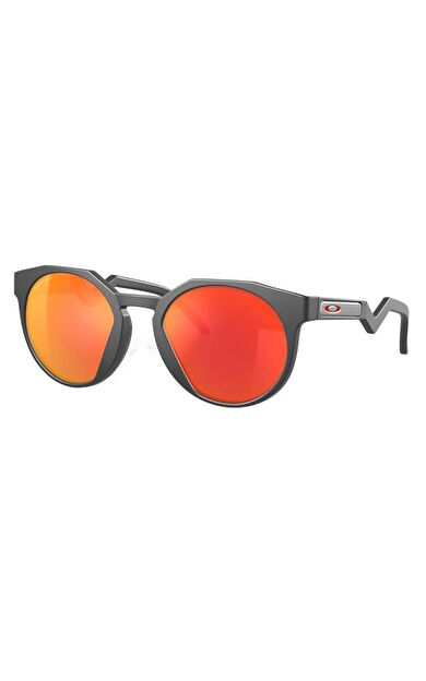 Oakley HSTN Güneş Gözlüğü Matte Carbon Prizm Ruby