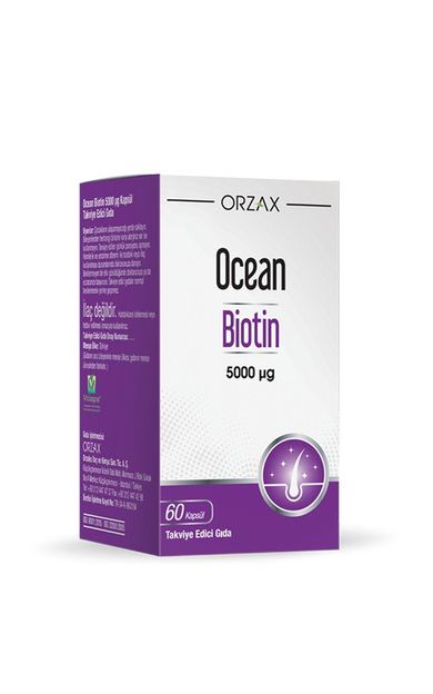 Ocean Biotin 5000mcg 60 Kapsül