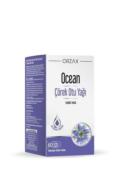 Ocean Çörek Otu Yağı 1000 mg 60 Kapsül