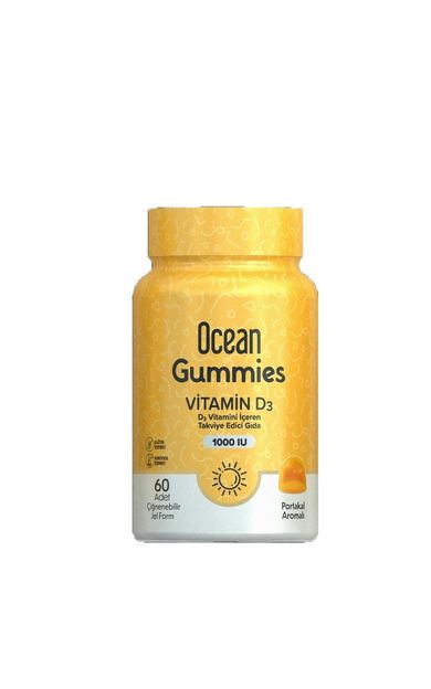 Ocean Gummies Vitamin D3 60 Çiğneme Form