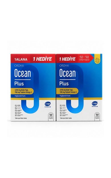 Ocean Plus Omega 3 1200mg Softjel Kapsül 100 lik - Ekonomik Paket