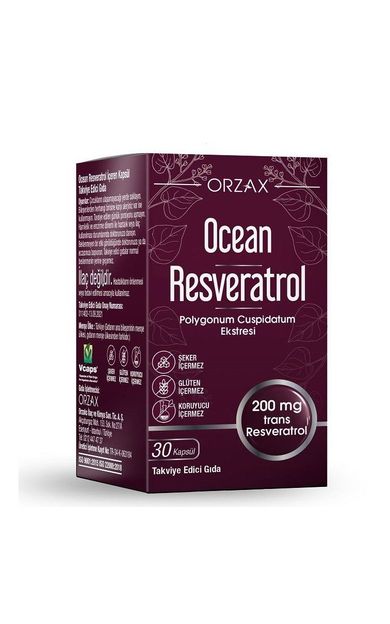 Ocean Resveratrol 200 mg 30 Kapsül