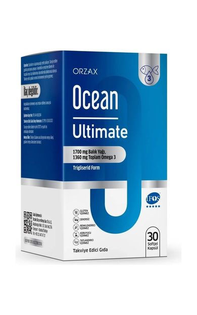 Ocean Ultimate Omega 3 30 Kapsül