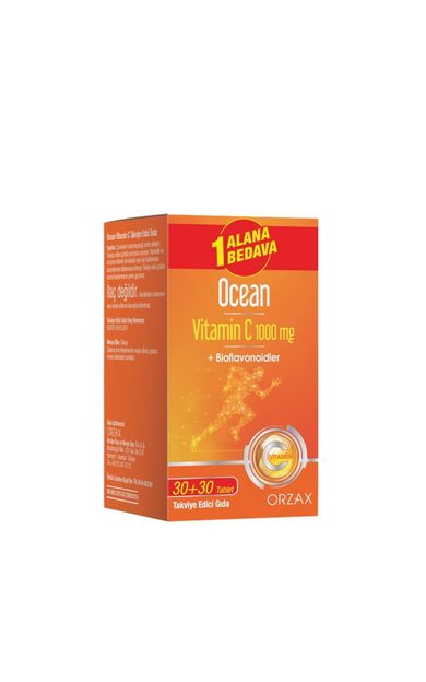 Ocean Vitamin C 1000 Mg 30+30 Tablet 1 Alana 1 Bedava