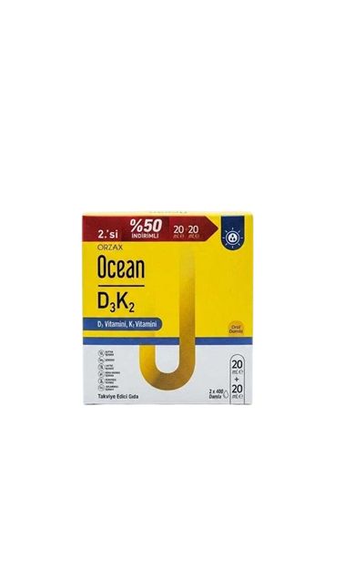 Ocean D3K2 Damla 20 ml 2 li Paket