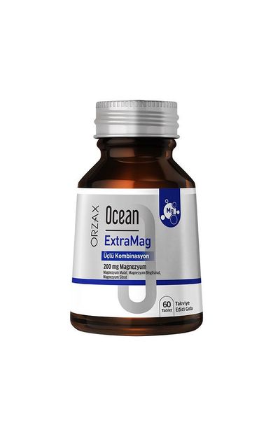 Ocean ExtraMag Üçlü Magnezyum 60 Tablet
