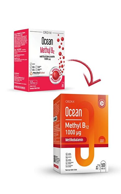 Ocean Methyl B12 1000 Mcg 10 Ml- YENİ AMBALAJ