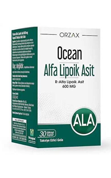 Ocean Alfa Lipoik Asit 600 Mg 30 Kapsül