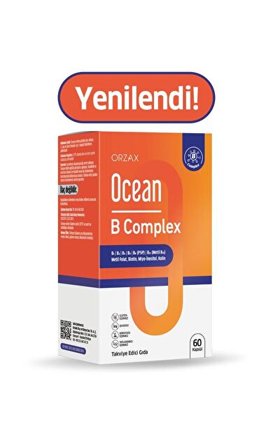 Ocean B Complex 60 Kapsül- SKT: 08/2028