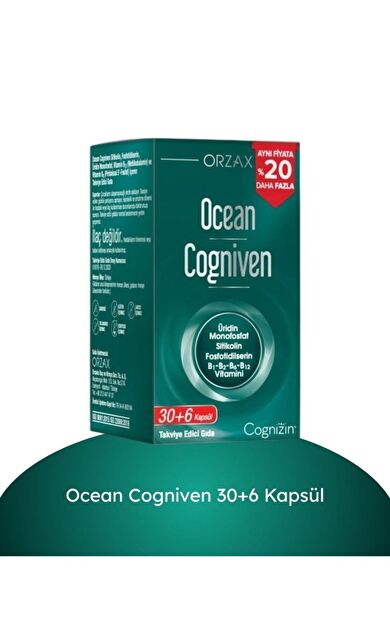 Ocean Cogniven 30+6 Kapsül - %20 Daha Fazla Etiketli