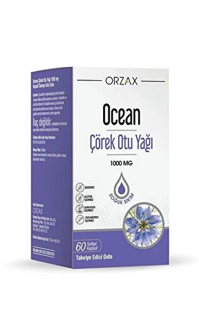 Ocean Çörek Otu Yağı 60 Kapsül