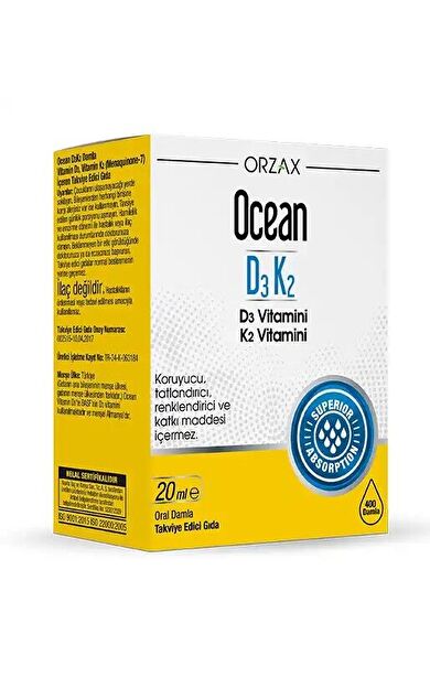 Ocean D3k2 Damla 20 ml