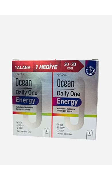Ocean Daily One Energy 30+30 Tablet 1 ALANA 1HEDİYE- YENİ AMBALAJ