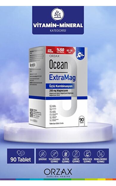 Ocean Extramag %50 Daha Fazla 90 Tablet- SKT: 02/2028