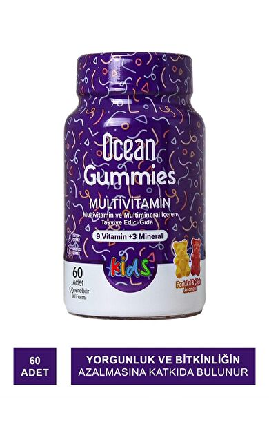 Ocean Gummies Multivitamin Kids 60 Yumuşak Tablet