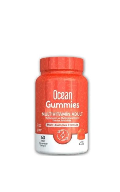 Ocean Gummies Multivitamin Adult 60 Adet Çiğnenebilir Jel Form