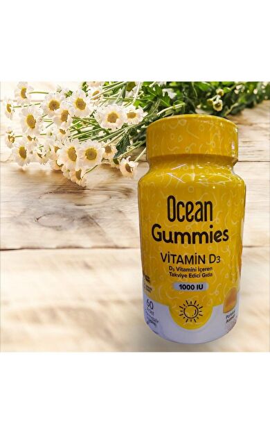 Ocean Gummies Vitamin D3 60 Çiğnenebilir Tablet