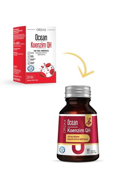Ocean Koenzim Q10 100 Mg 30 Kapsül