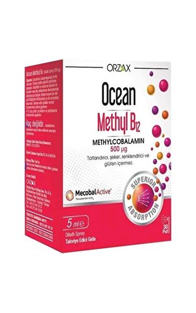 Ocean Methyl B12 Sprey 500 mcg 5 ml