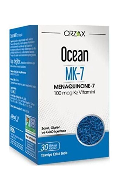Ocean MK-7 100 mcg Vitamin K2 30 Kapsül