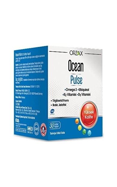 Ocean Pulse Balık Yağı 30 Kapsül