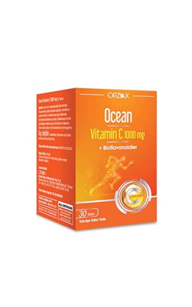 Ocean Vitamin C 1000 Mg 30 Tablet - SKT:09/2027