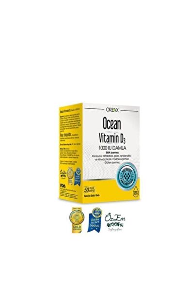 Ocean Vitamin D3 1000 Iu Damla 50 Ml