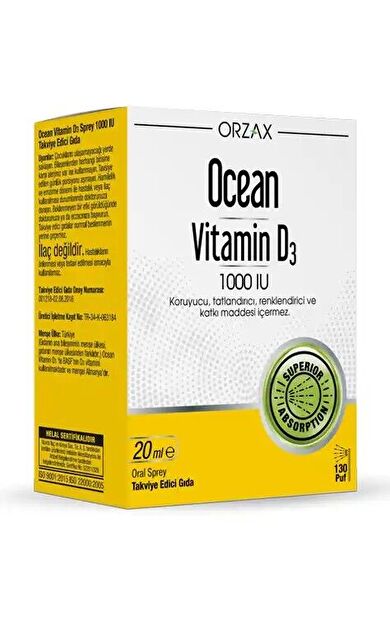 Ocean Vitamin D3 1000 IU Sprey