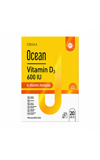 Ocean Vitamin D3 600 IU Sprey 20ml