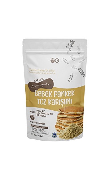 OG NATURAL Organik Ruşeymli Bebek Pankek Toz Karışımı 300g