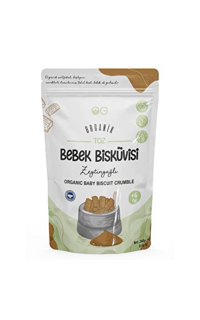 OG NATURALOrganik Toz Bebek Bisküvisi 240g