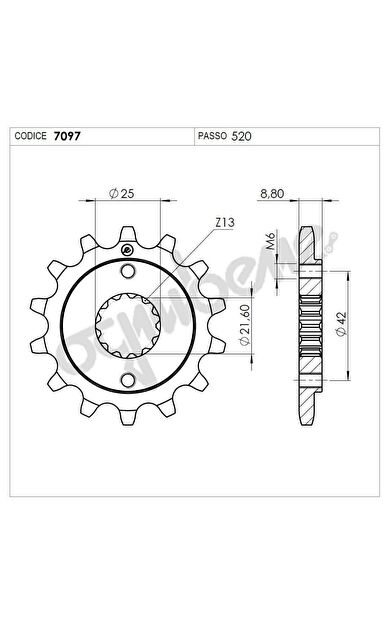 Kawasakı 600 Ognıbene Ön Dişli 16T