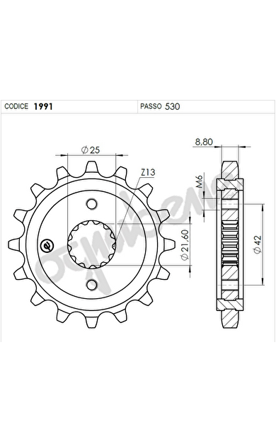 Kawasakı 600 Ognıbene Ön Dişli 18T