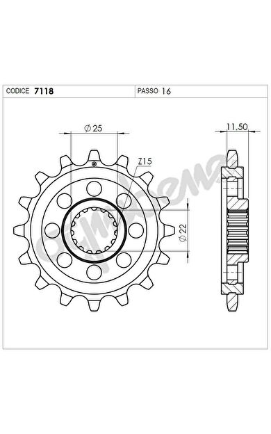Ktm 250 Ognıbene Ön Dişli 15T