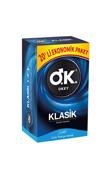 Okey Klasik Prezervatif 20li