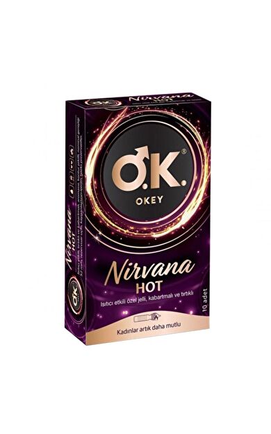 Okey Nirvana Hot Prezervatif 10 Adet