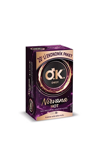 Okey Nirvana Hot Prezervatif 20 Adet